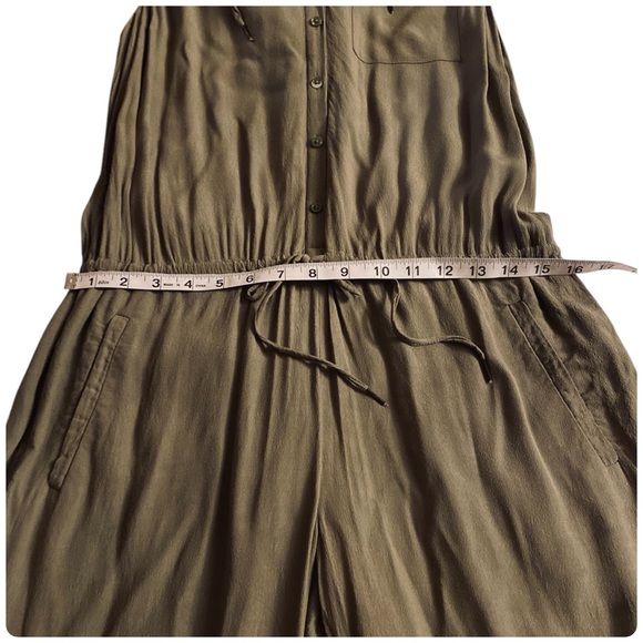 JOIE (SOFT) - Biltmore B Jumpsuit in Deep Lichen Green - L - Picture 7 of 16